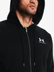 Pánska mikina Under Armour  Essential Fleece FZ Hood-BLK