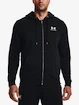 Pánska mikina Under Armour  Essential Fleece FZ Hood-BLK