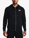 Pánska mikina Under Armour  Essential Fleece FZ Hood-BLK