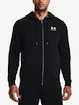 Pánska mikina Under Armour  Essential Fleece FZ Hood-BLK XXL