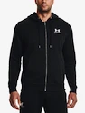 Pánska mikina Under Armour  Essential Fleece FZ Hood-BLK XXL