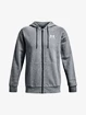 Pánska mikina Under Armour  Essential Fleece FZ Hood-GRY