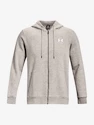 Pánska mikina Under Armour  Essential Fleece FZ Hood-GRY