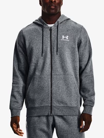 Pánska mikina Under Armour Essential Fleece FZ Hood-GRY