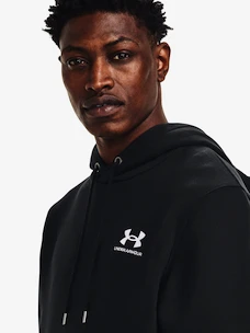 Pánska mikina Under Armour  Essential Fleece Hoodie-BLK