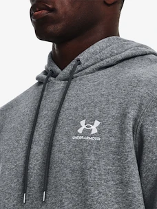 Pánska mikina Under Armour  Essential Fleece Hoodie-GRY