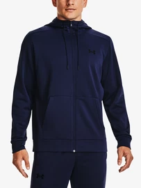 Pánska mikina Under Armour Fleece FZ Hoodie-NVY