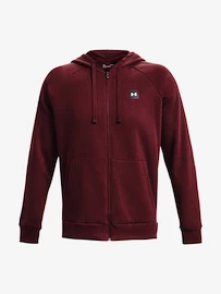 Pánska mikina Under Armour Rival Fleece FZ Hoodie-RED