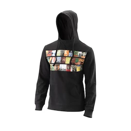 Pánska mikina Wilson  Photo Po Hoody Slim-Fit Black