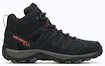 Pánska outdoorová obuv Merrell  Accentor 3 Sport Mid Gtx Black/Tangerine