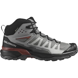 Pánska outdoorová obuv Salomon X Ultra 360 Mid Gore-Tex Pewter/Black/Burnt Henna