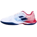 Pánska tenisová obuv Babolat Jet Mach 3 AC Men Wide White/Estate Blue