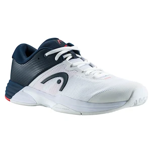 Pánska tenisová obuv Head Revolt Evo 2.0 AC White/Dark Blue  EUR 45