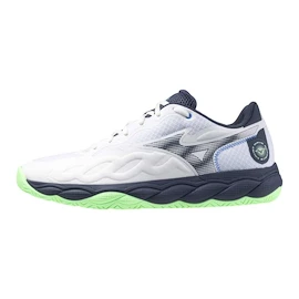 Pánska tenisová obuv Mizuno Wave Enforce Court AC White/Vintage Indigo