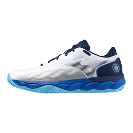 Pánska tenisová obuv Mizuno Wave Enforce Court CC White/Estate Blue/River Blue