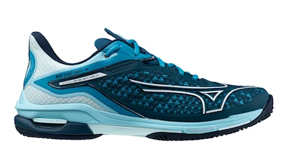 Pánska tenisová obuv Mizuno Wave Exceed TOUR 6 AC Moroccan Blue/White/Blue Topaz