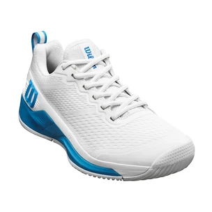 Pánska tenisová obuv Wilson Rush Pro 4.5 White/Atomic Blue