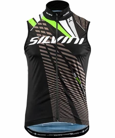 Pánska vesta Silvini Team MJ1404 black/green