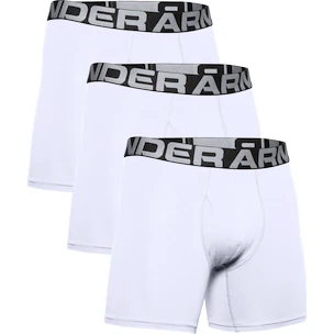 Pánske boxerky Under Armour  Charged Cotton 6" 3 Pack white Dynamic XS