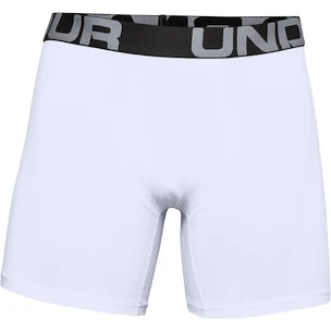 Pánske boxerky Under Armour  Charged Cotton 6" 3 Pack white Dynamic XS