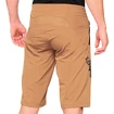 Pánske cyklistické kraťasy 100%  Airmatic Shorts Caramel