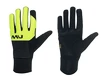 Pánske cyklistické rukavice NorthWave  Fast Gel Glove Black/Yellow Fluo