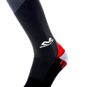 Pánske kompresné ponožky McDavid  Elite Active Compression Socks 8842 Black/Scarlet