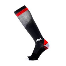 Pánske kompresné ponožky McDavid Elite Active Compression Socks 8842 Black/Scarlet