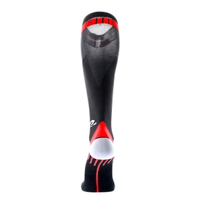 Pánske kompresné ponožky McDavid  Elite Active Compression Socks 8842 Black/Scarlet