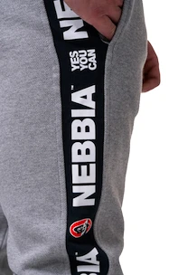 Pánske nohavice Nebbia  Golden Era sweatpants 196 light grey