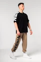 Pánske nohavice Nebbia  Gym Sweatpants Baggy Style GYM BRO Light Brown