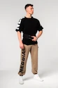 Pánske nohavice Nebbia  Gym Sweatpants Baggy Style GYM BRO Light Brown