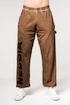 Pánske nohavice Nebbia  Washed-off Gym Sweatpants Baggy Style GYM BRO Ligth Brown