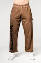 Pánske nohavice Nebbia  Washed-off Gym Sweatpants Baggy Style GYM BRO Ligth Brown