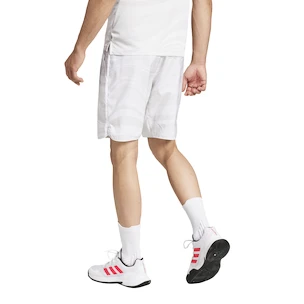 Pánske šortky adidas  Club Graphic Short White/Grey