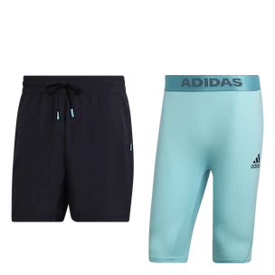 Pánske šortky adidas  Paris 2 in 1 Short Carbon XXL