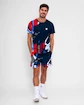 Pánske šortky BIDI BADU  New York 2024 7Inch Shorts Dark Blue/Red