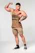 Pánske šortky Nebbia  Gym Sweatshorts GYM BRO Light Brown