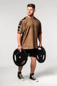 Pánske šortky Nebbia  Gym Sweatshorts GYM BRO Light Brown