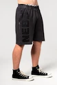 Pánske šortky Nebbia  Washed-off Gym Sweatshorts NO BS Black