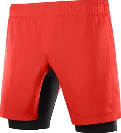 Pánske šortky Salomon  XA Twinskin Short Goji Berry