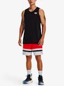 Pánske šortky Under Armour  Baseline Woven Short II-RED