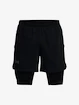 Pánske šortky Under Armour  LAUNCH 5'' 2-IN-1 SHORT-BLK