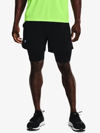 Pánske šortky Under Armour LAUNCH 5'' 2-IN-1 SHORT-BLK