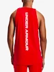 Pánske tielko Under Armour  BASELINE COTTON TANK-RED