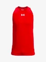 Pánske tielko Under Armour  BASELINE COTTON TANK-RED