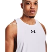 Pánske tielko Under Armour  BASELINE COTTON TANK White