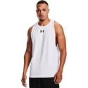 Pánske tielko Under Armour  BASELINE COTTON TANK White