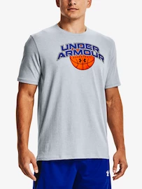 Pánske tielko Under Armour BBALL BRANDED WRDMRK SS-GRY