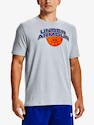 Pánske tielko Under Armour  BBALL BRANDED WRDMRK SS-GRY L